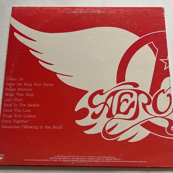 Aerosmith - greatest hits - vintage vinyl record - condition is VG - Picture 2 of 6